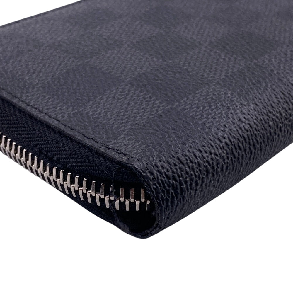 LOUIS VUITTON Long Wallet Purse N63095 Damier Grafitto Canvas black Damier Grafitte Vertical
