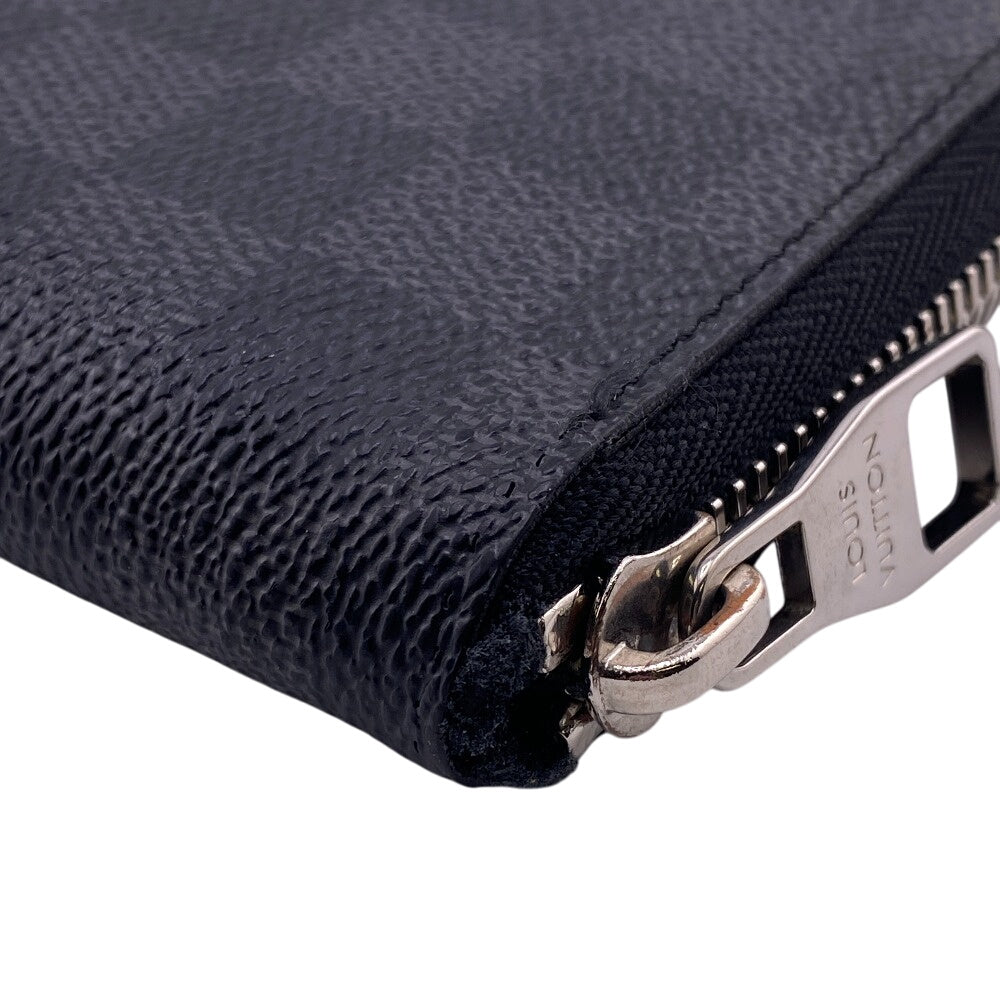 LOUIS VUITTON Long Wallet Purse N63095 Damier Grafitto Canvas black Damier Grafitte Vertical