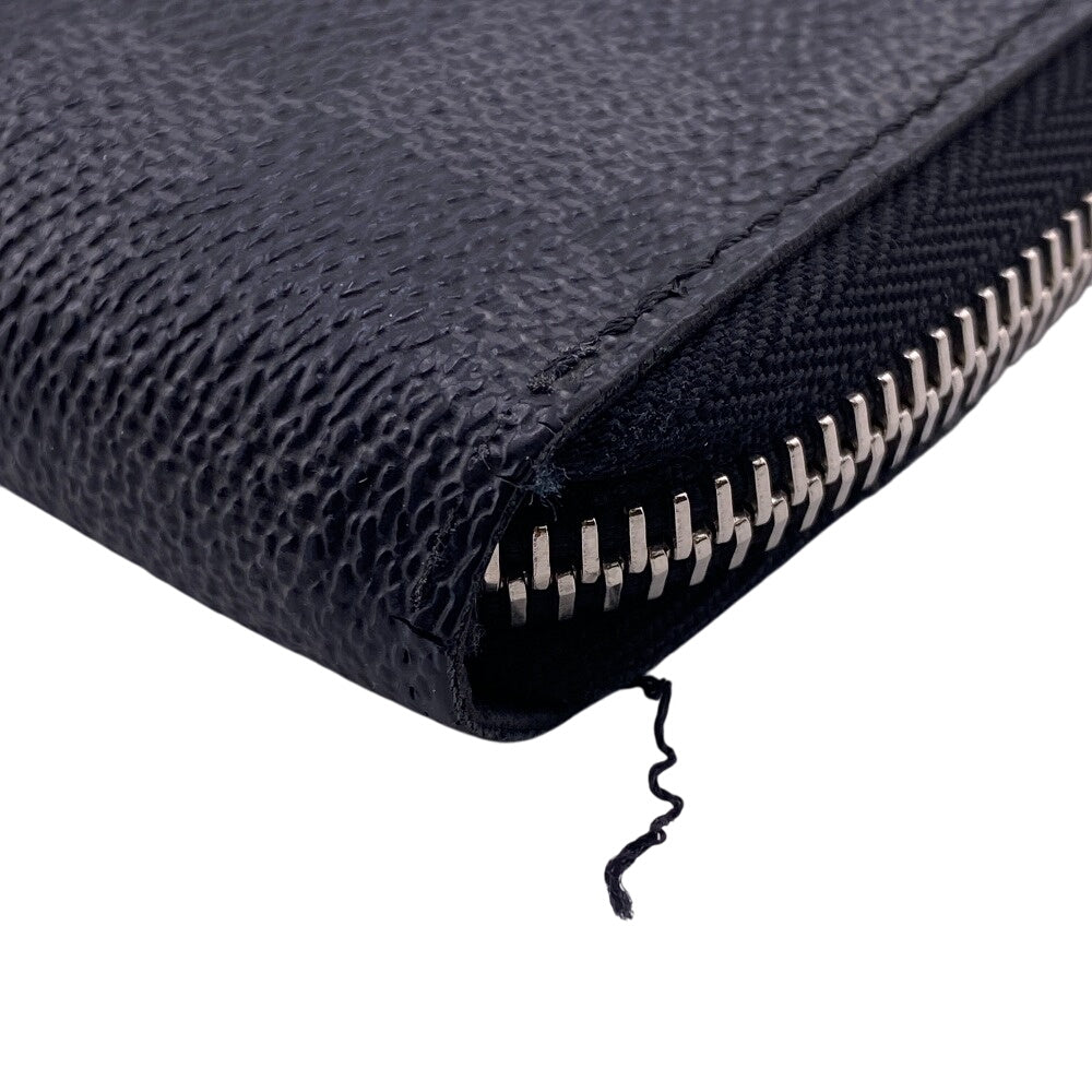 LOUIS VUITTON Long Wallet Purse N63095 Damier Grafitto Canvas black Damier Grafitte Vertical