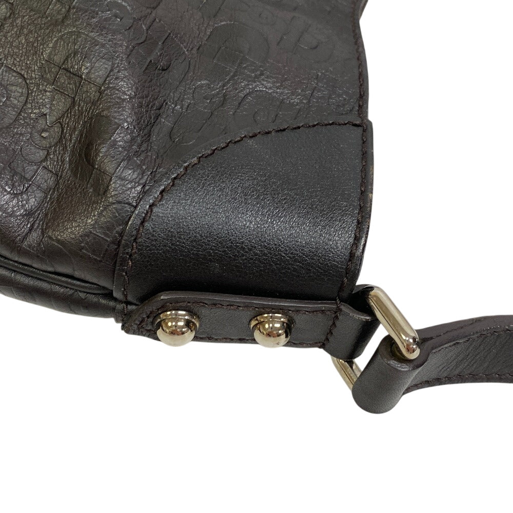 GUCCI Shoulder Bag 272386 leather black Horsebit 1995 Hobo bag