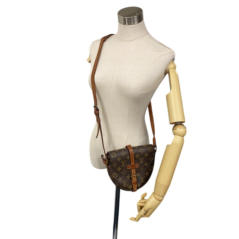 LOUIS VUITTON Shoulder Bag M51234 leather Brown Monogram Shanti PM