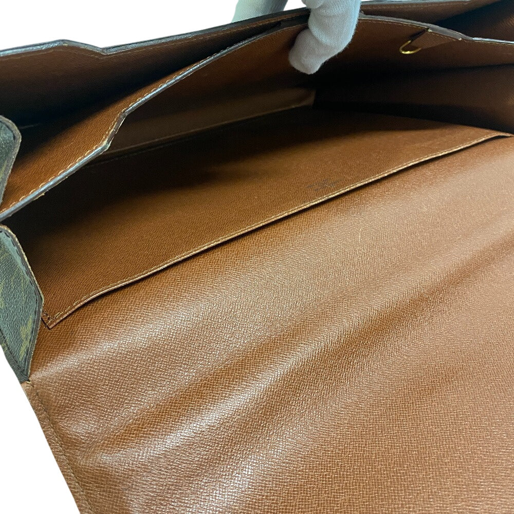 LOUIS VUITTON Business bag M53331 leather Brown Monogram Conseiller