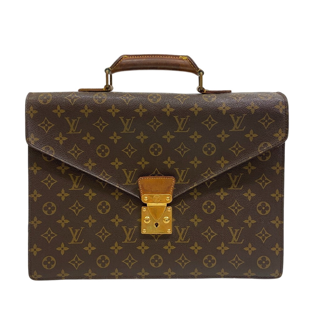 LOUIS VUITTON Business bag M53331 leather Brown Monogram Conseiller