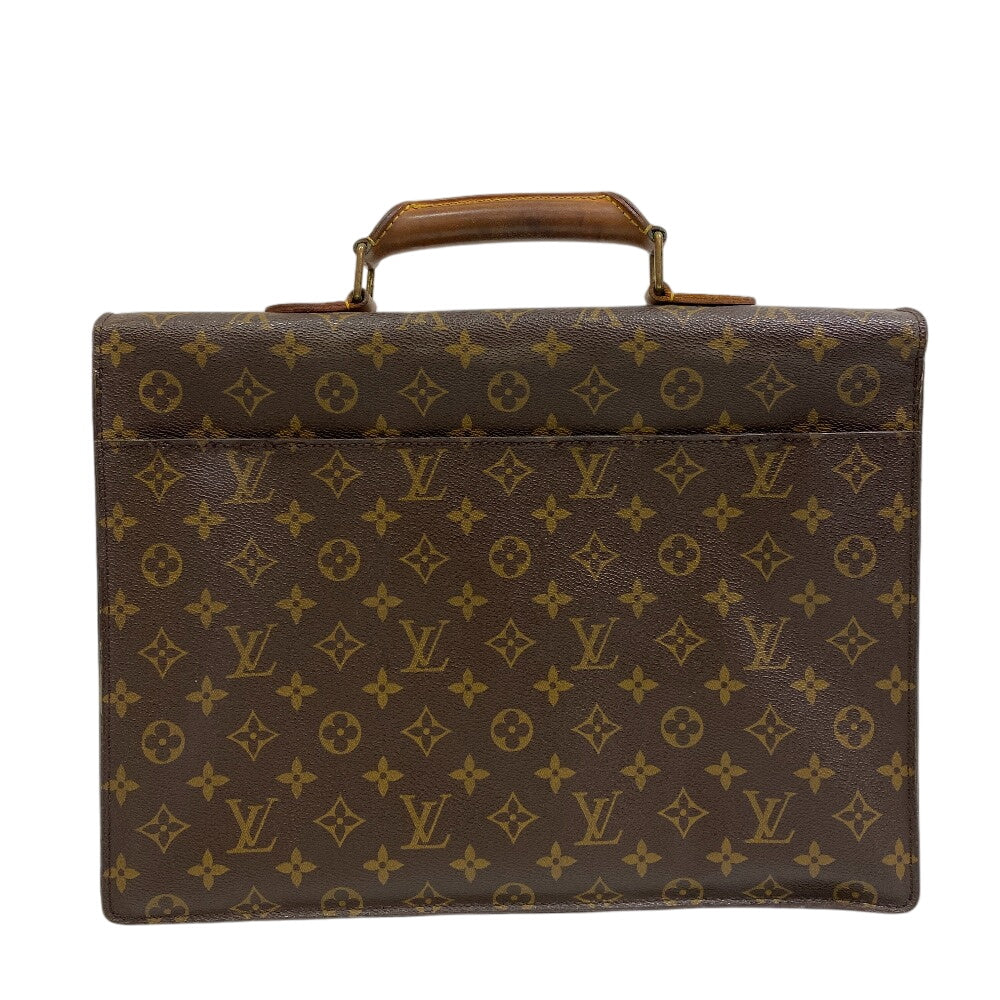 LOUIS VUITTON Business bag M53331 leather Brown Monogram Conseiller