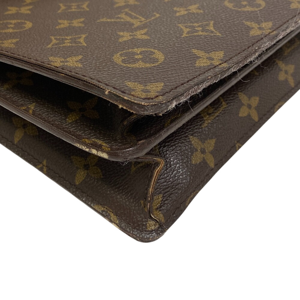 LOUIS VUITTON Business bag M53331 leather Brown Monogram Conseiller