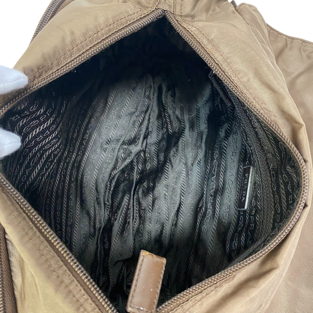 PRADA Shoulder Bag Nylon khaki Vera Messenger bag
