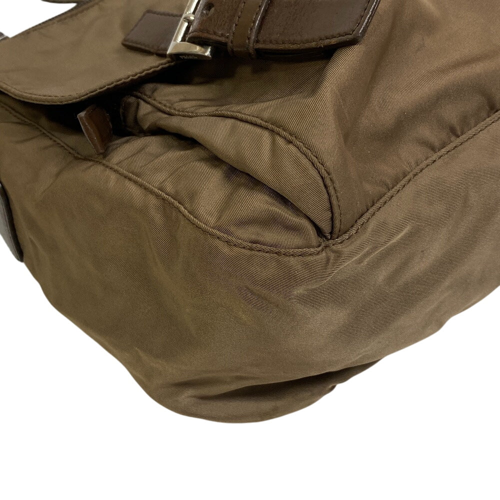 PRADA Shoulder Bag Nylon khaki Vera Messenger bag