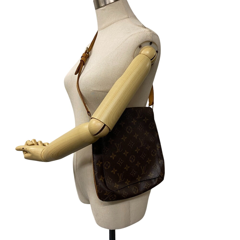 LOUIS VUITTON Shoulder Bag M51258 leather Brown Monogram Musette Salsa