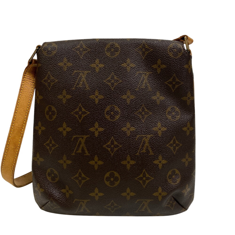 LOUIS VUITTON Shoulder Bag M51258 leather Brown Monogram Musette Salsa