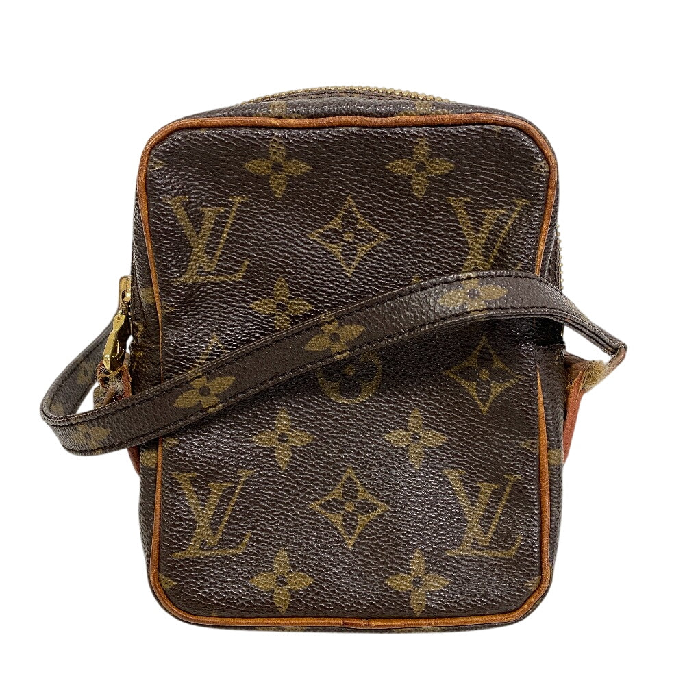 LOUIS VUITTON Shoulder Bag M45268 Monogram canvas, leather Brown Monogram Mini Danube