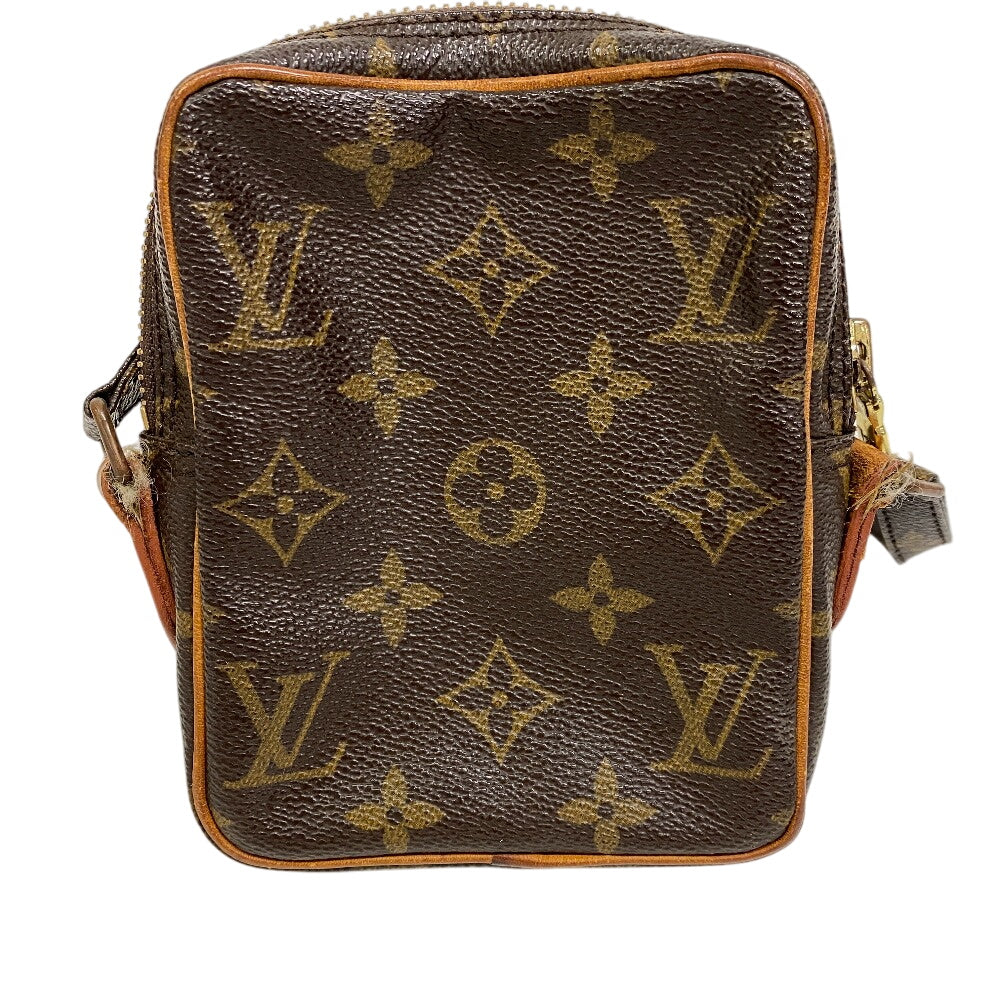 LOUIS VUITTON Shoulder Bag M45268 Monogram canvas, leather Brown Monogram Mini Danube
