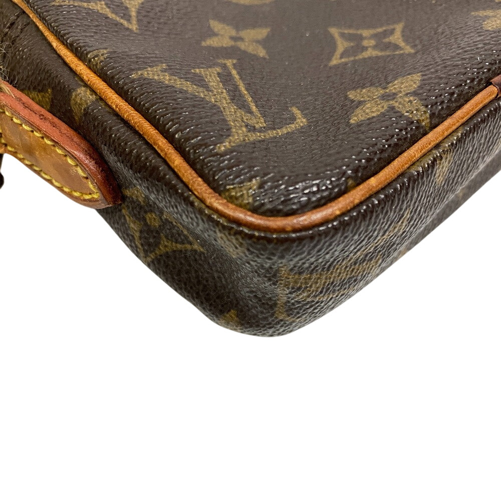 LOUIS VUITTON Shoulder Bag M45268 Monogram canvas, leather Brown Monogram Mini Danube