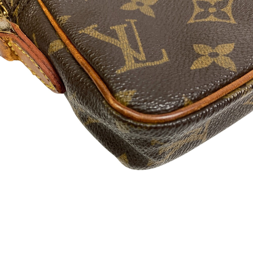 LOUIS VUITTON Shoulder Bag M45268 Monogram canvas, leather Brown Monogram Mini Danube