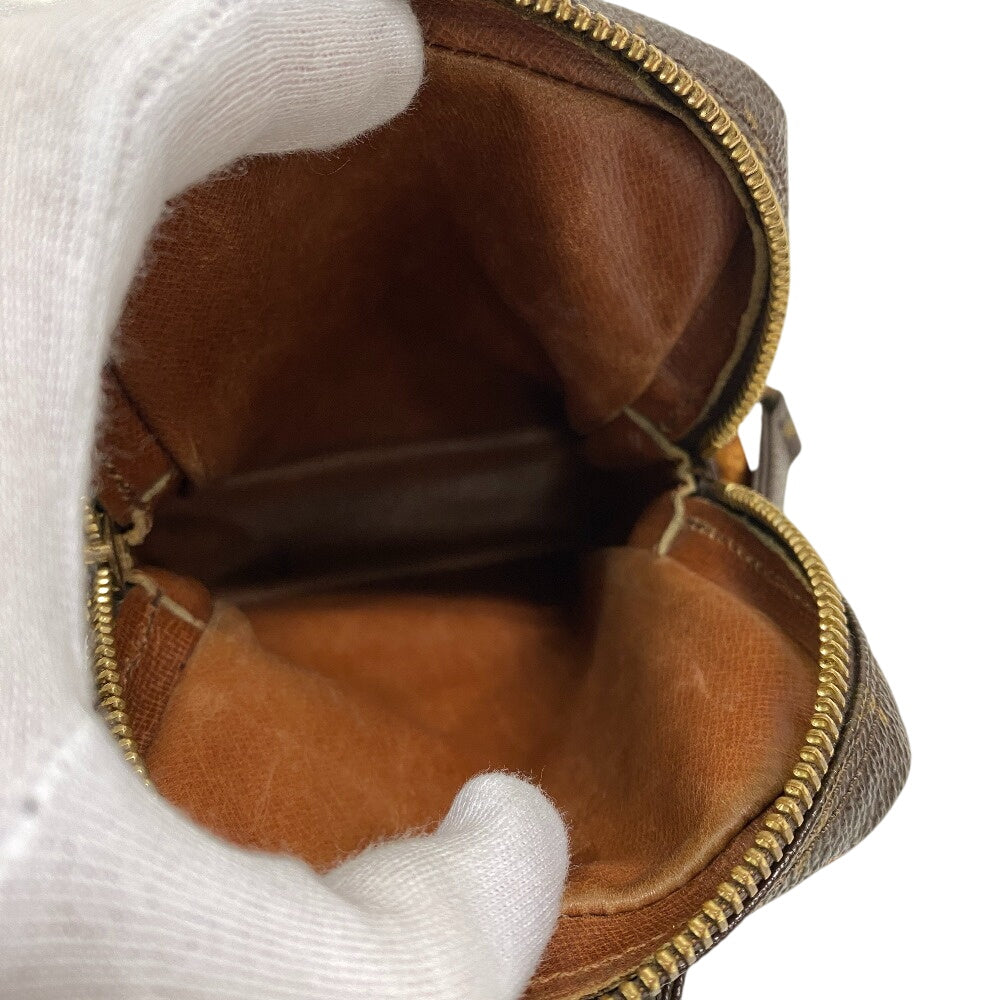 LOUIS VUITTON Shoulder Bag M45268 Monogram canvas, leather Brown Monogram Mini Danube