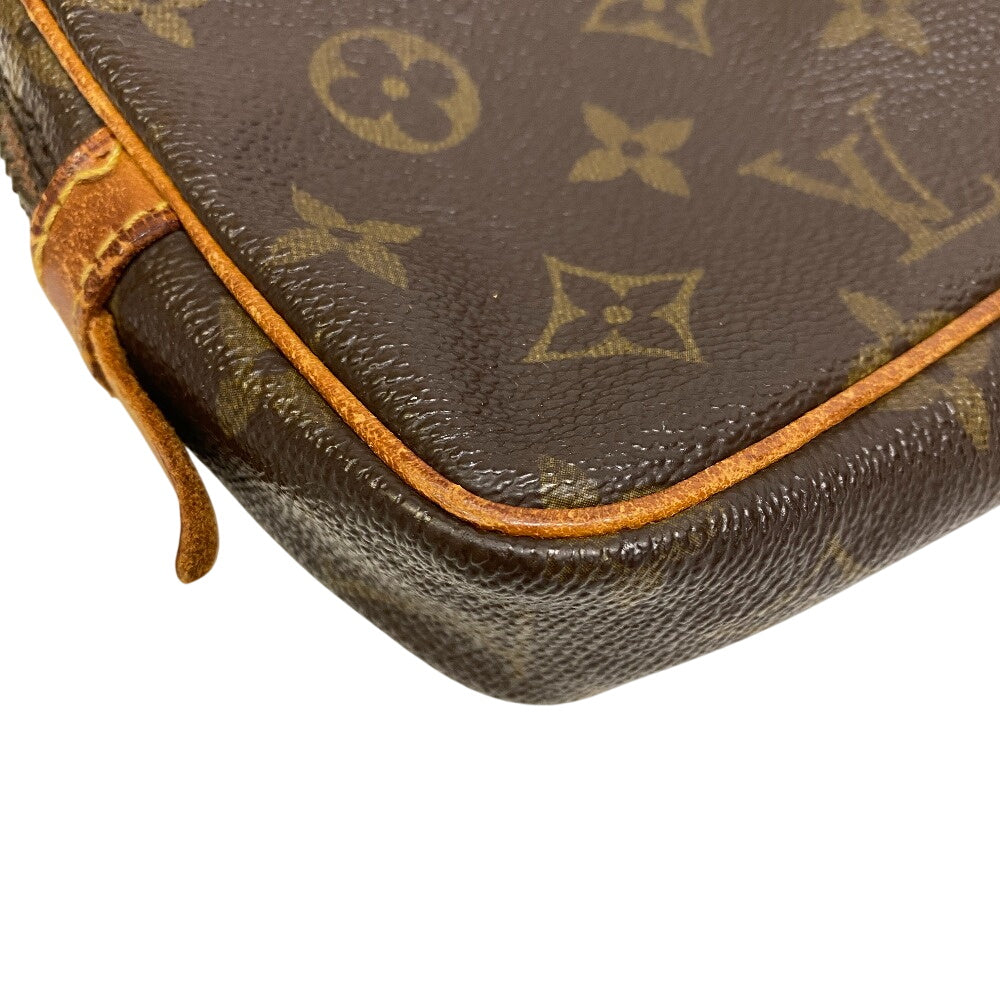 LOUIS VUITTON Shoulder Bag M51828 Monogram canvas, leather Brown Monogram Marley Bandouliere Pochette