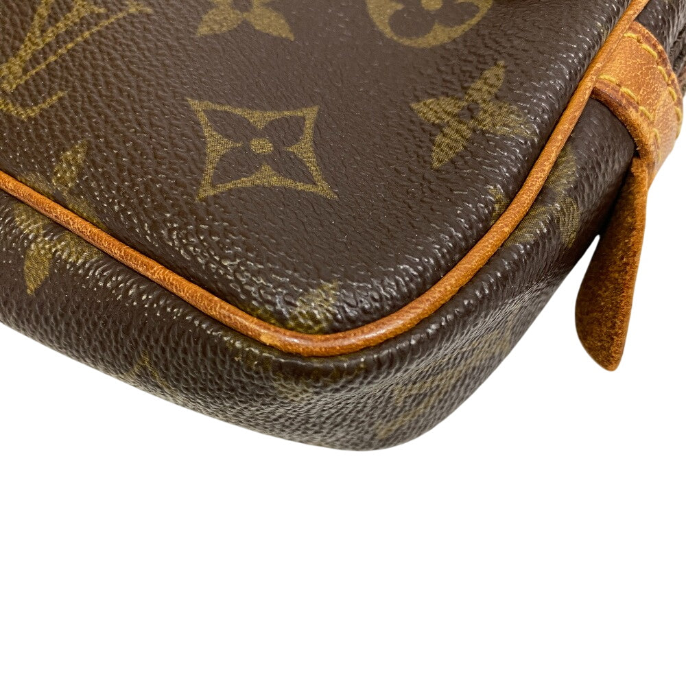 LOUIS VUITTON Shoulder Bag M51828 Monogram canvas, leather Brown Monogram Marley Bandouliere Pochette