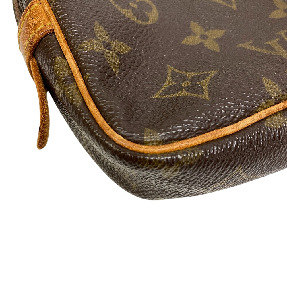 LOUIS VUITTON Shoulder Bag M51828 Monogram canvas, leather Brown Monogram Marley Bandouliere Pochette
