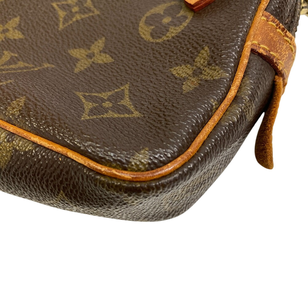 LOUIS VUITTON Shoulder Bag M51828 Monogram canvas, leather Brown Monogram Marley Bandouliere Pochette