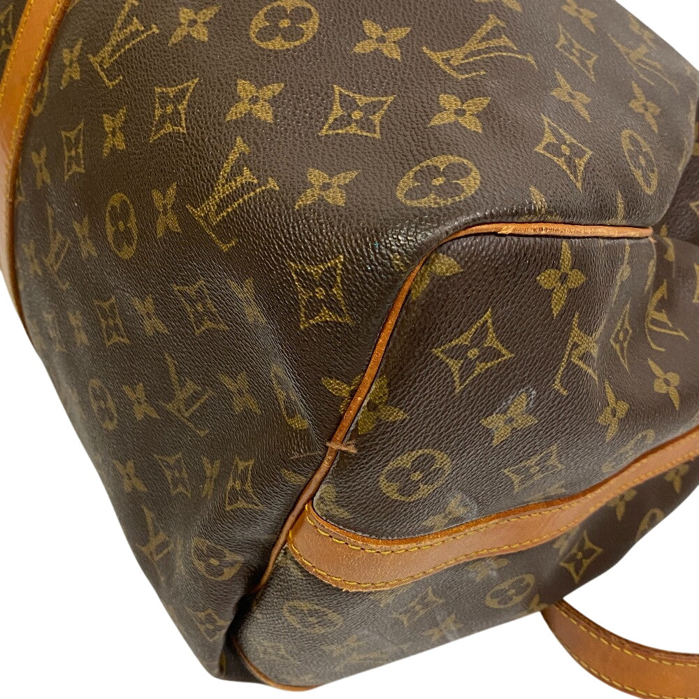 LOUIS VUITTON Boston Duffel bag Monogram, Tanned Leather Brown Monogram Keepall bandouliere50