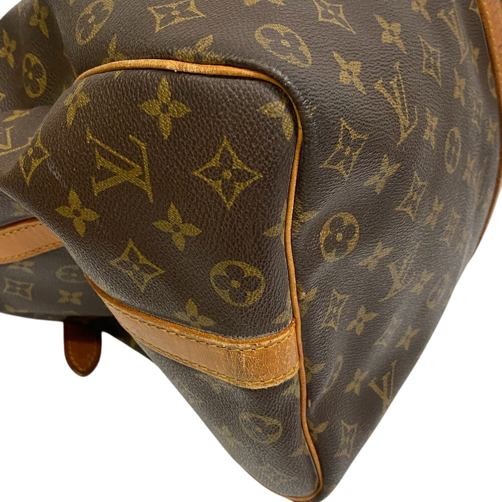LOUIS VUITTON Boston Duffel bag Monogram, Tanned Leather Brown Monogram Keepall bandouliere50