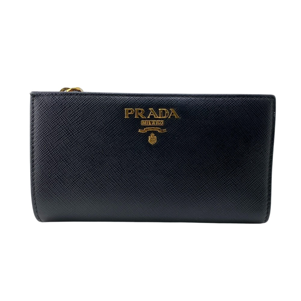 PRADA Bifold Wallet 1ML009 leather black Safiano