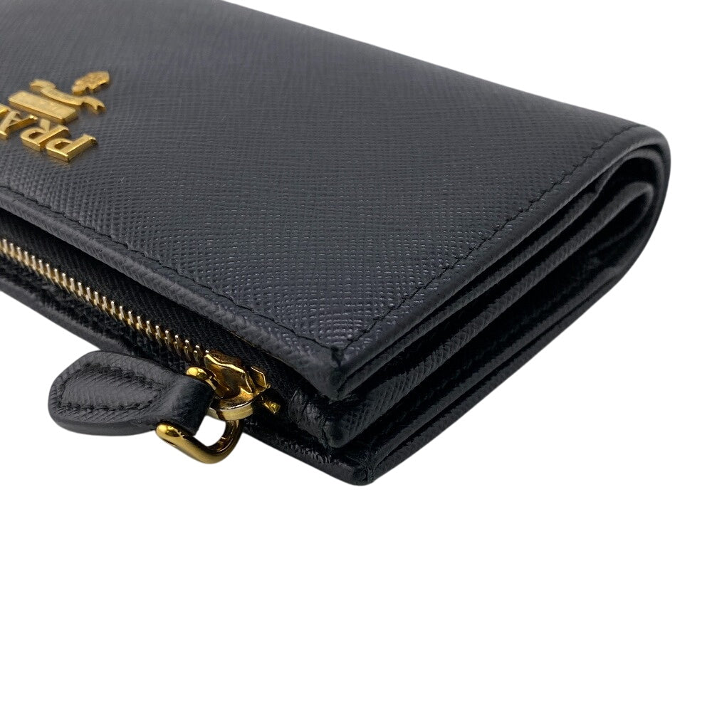 PRADA Bifold Wallet 1ML009 leather black Safiano