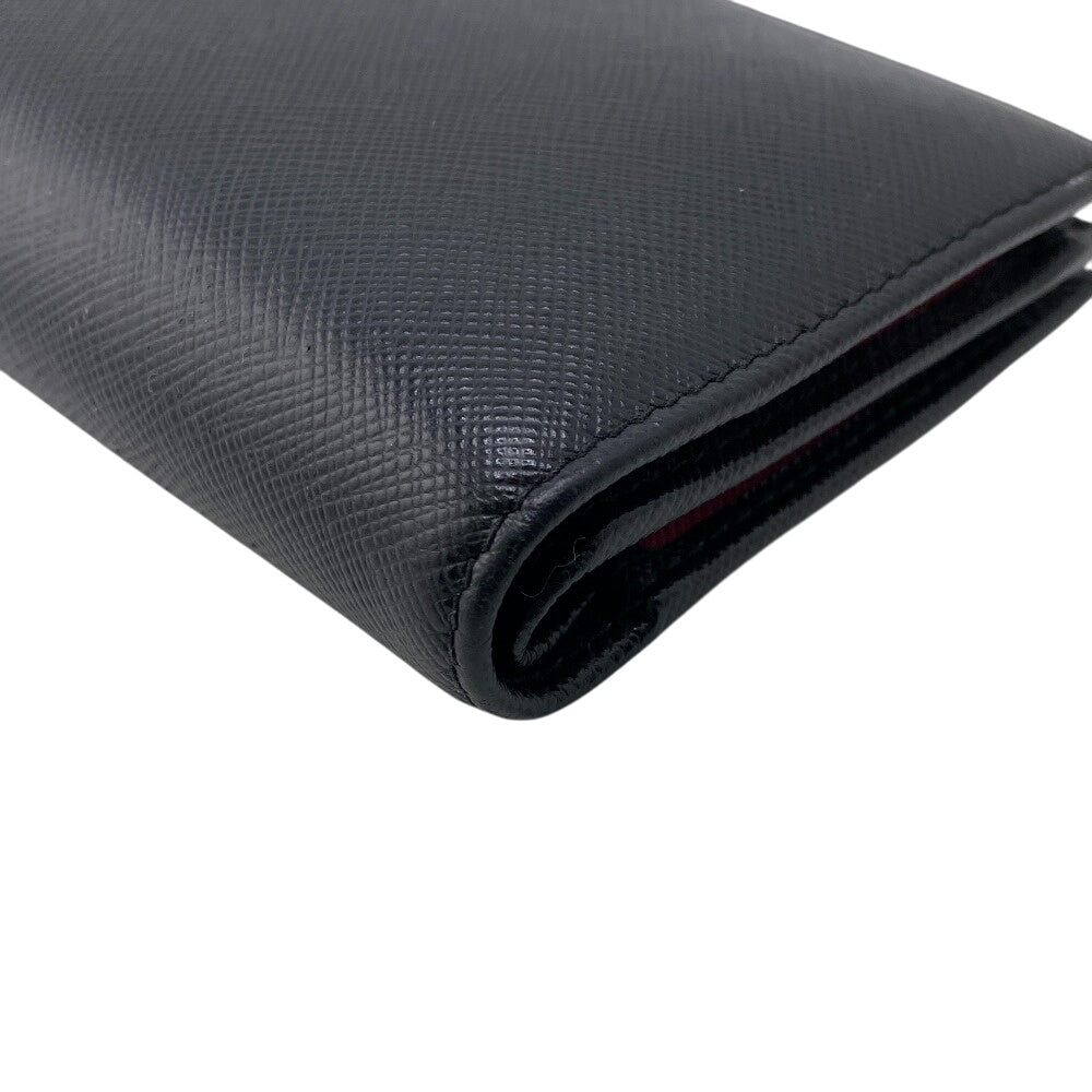 PRADA Bifold Wallet 1ML009 leather black Safiano