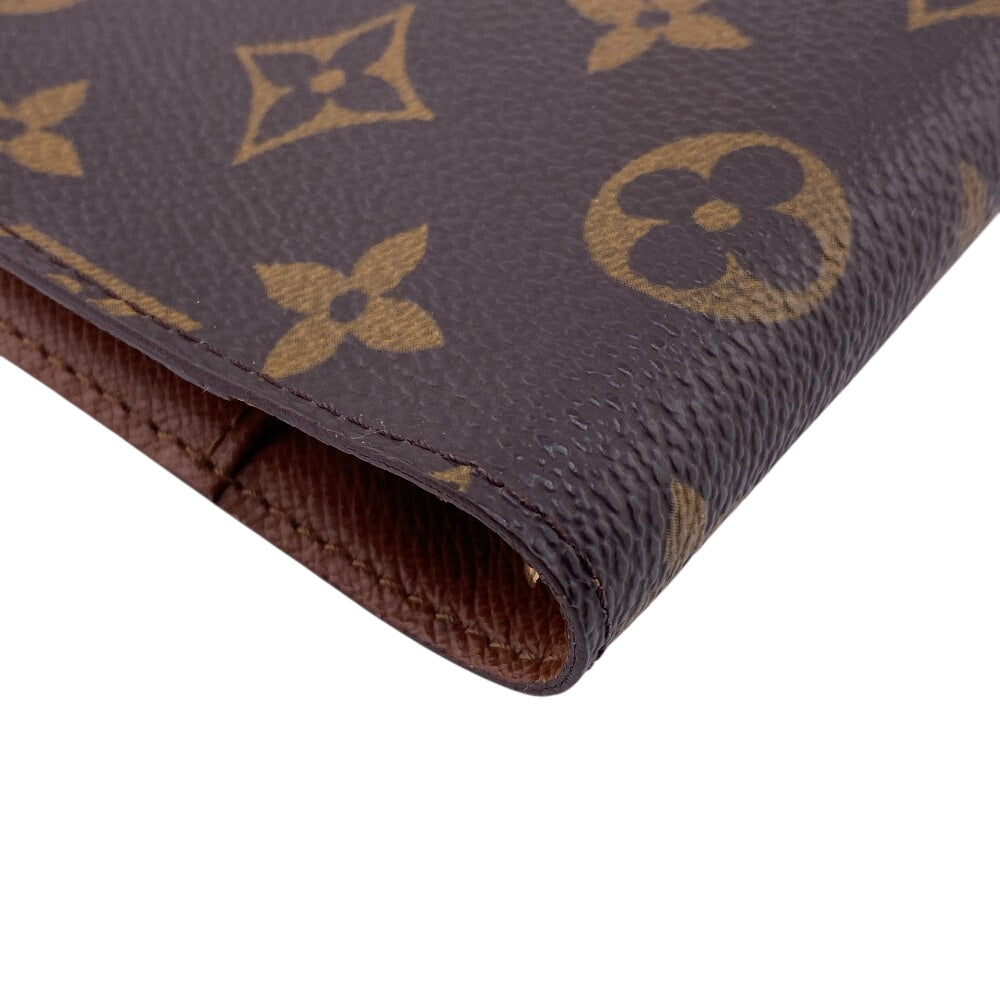 LOUIS VUITTON Notebook cover R20005 Leather, Brown Brown Monogram Agenda PM