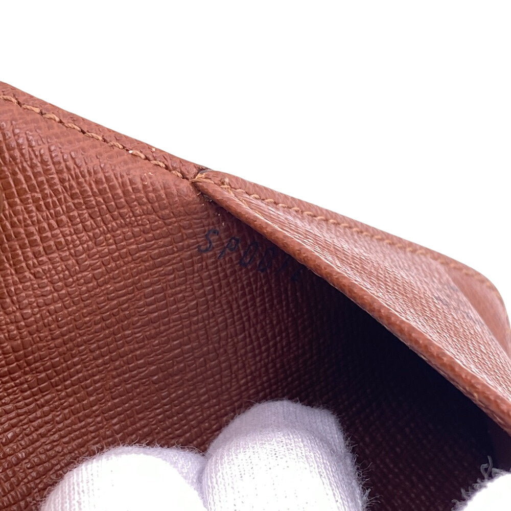LOUIS VUITTON Notebook cover R20005 leather Brown Monogram Agenda PM
