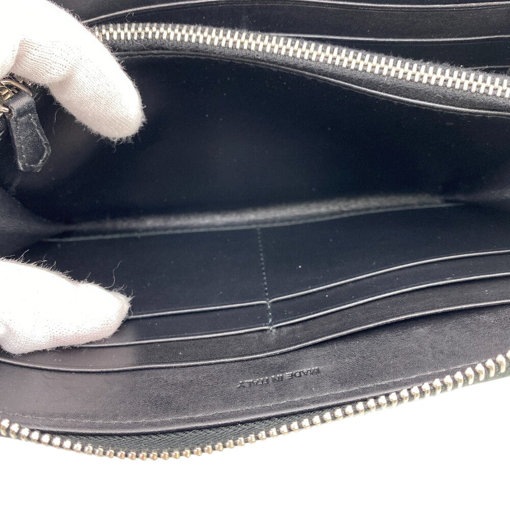 PRADA Long Wallet Purse Nylon black Test Heart Jewel Wallet
