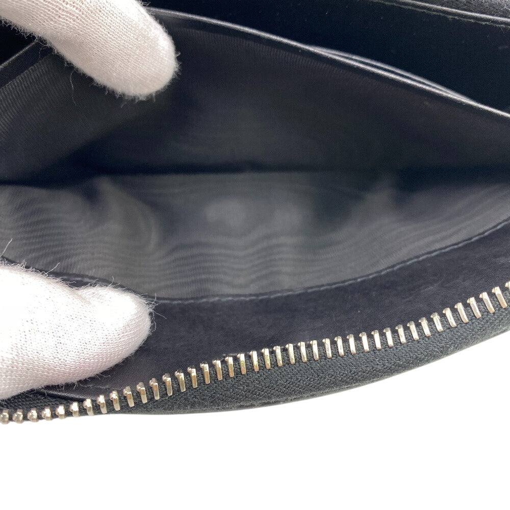 PRADA Long Wallet Purse Nylon black Test Heart Jewel Wallet