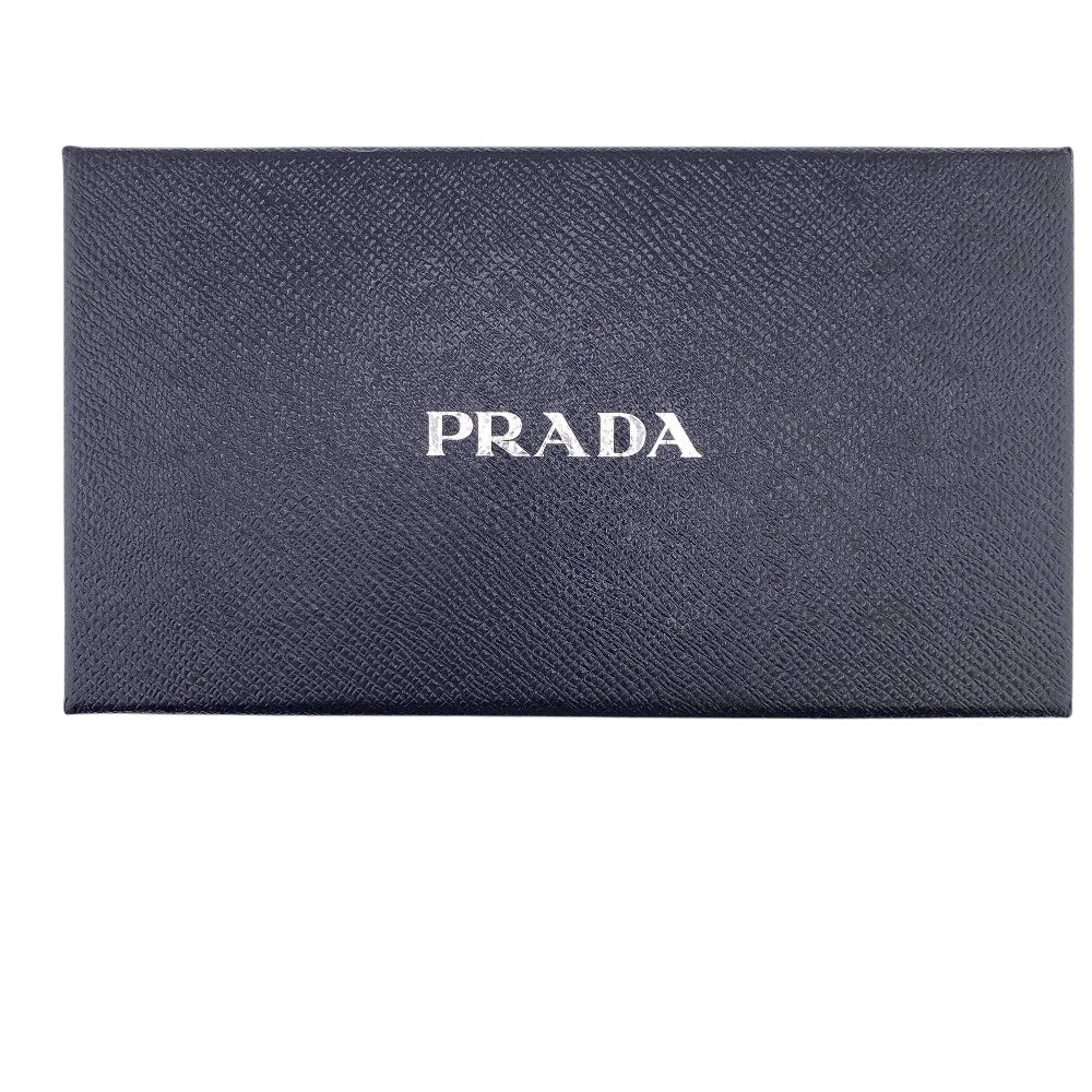 PRADA Long Wallet Purse Nylon black Test Heart Jewel Wallet
