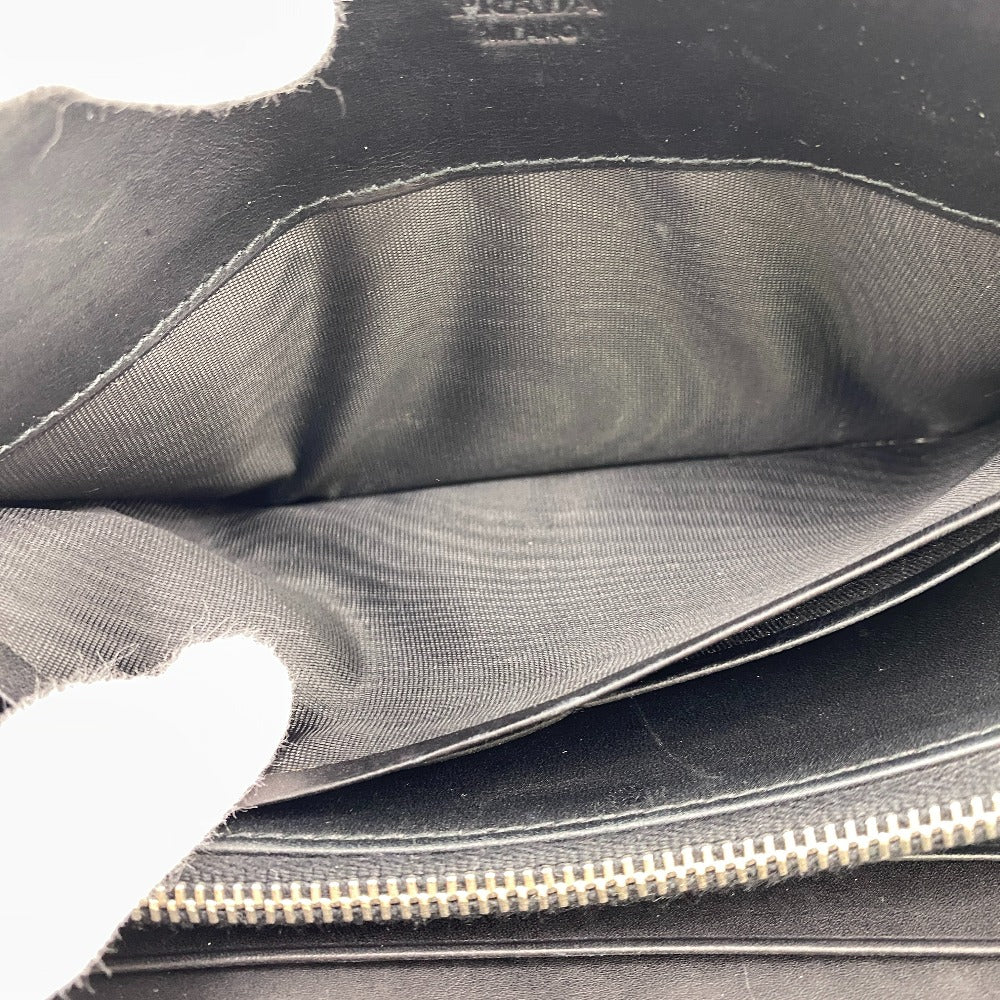 PRADA Long Wallet Purse Nylon black Test Heart Jewel Wallet