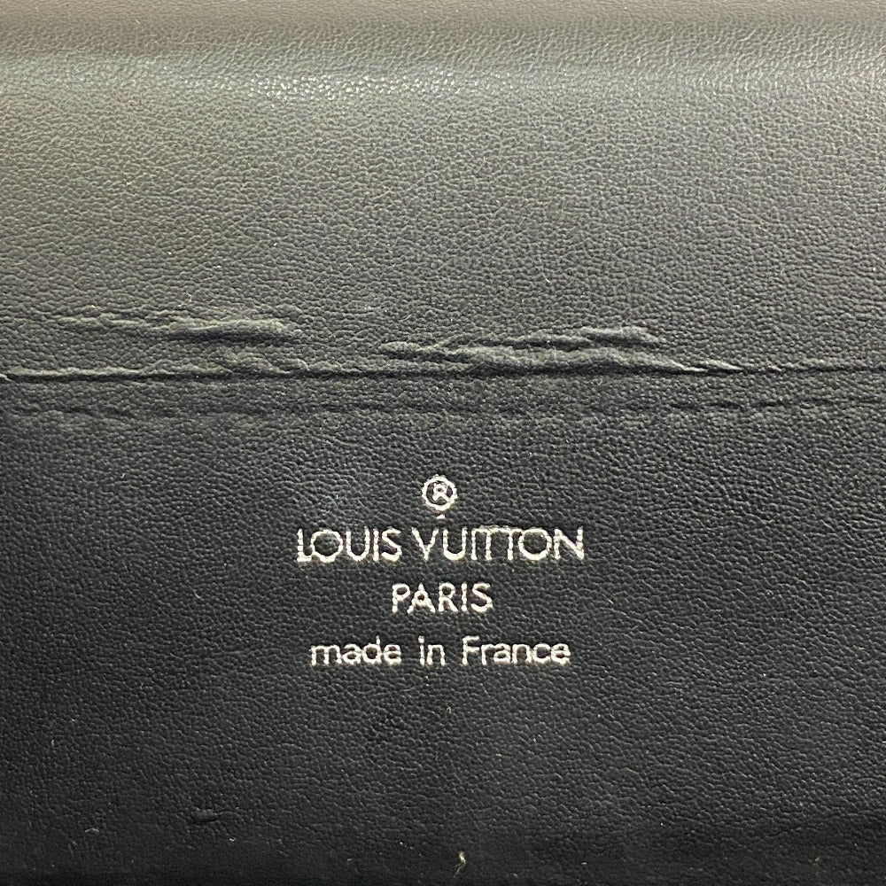 LOUIS VUITTON Business bag M30802 Taiga Leather black Taiga SELVIET Kazan