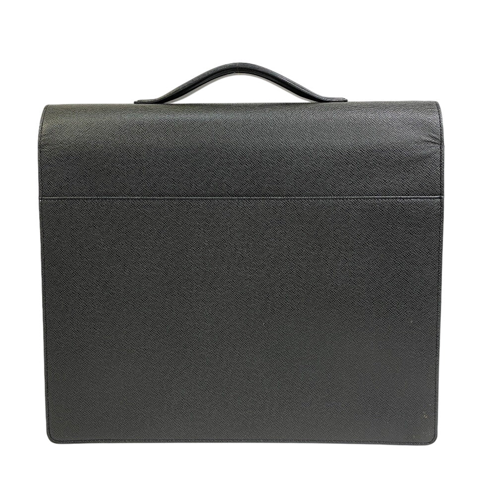 LOUIS VUITTON Business bag M30802 Taiga Leather black Taiga SELVIET Kazan