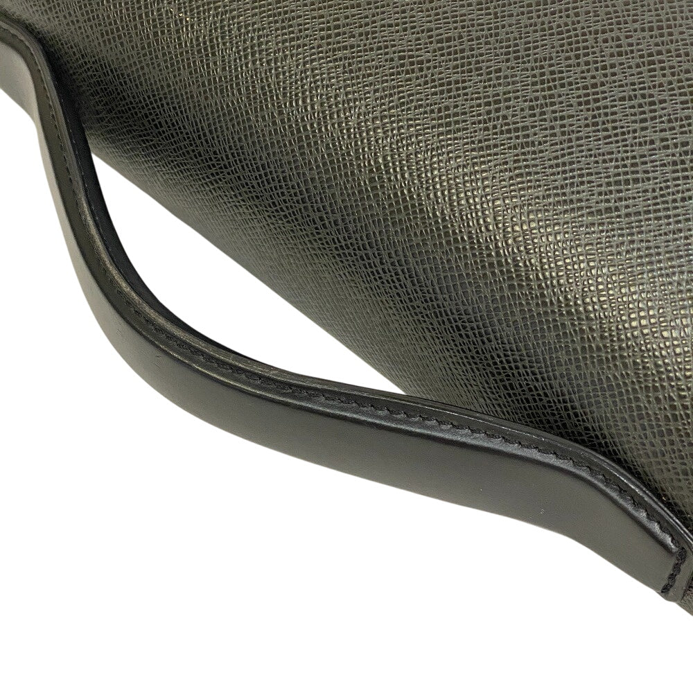 LOUIS VUITTON Business bag M30802 Taiga Leather black Taiga SELVIET Kazan