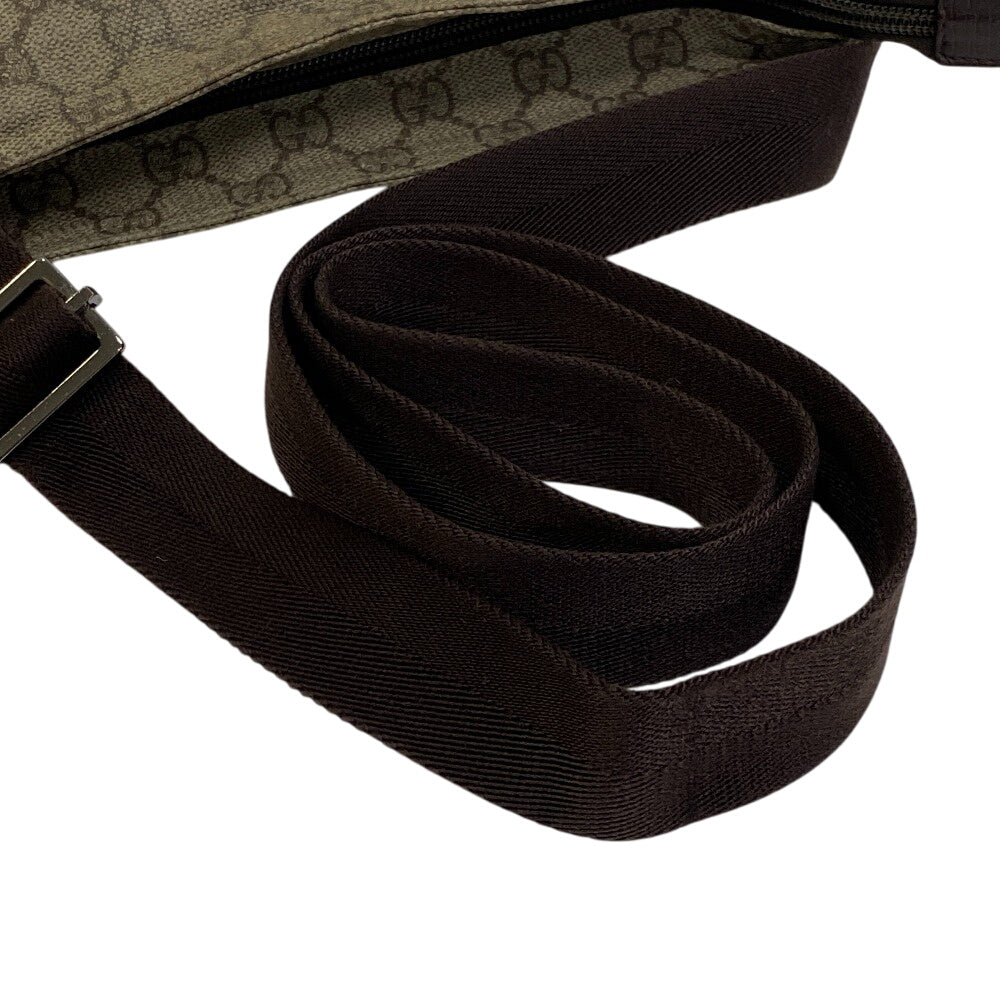 GUCCI Shoulder Bag 141626 canvas beige GG Supreme