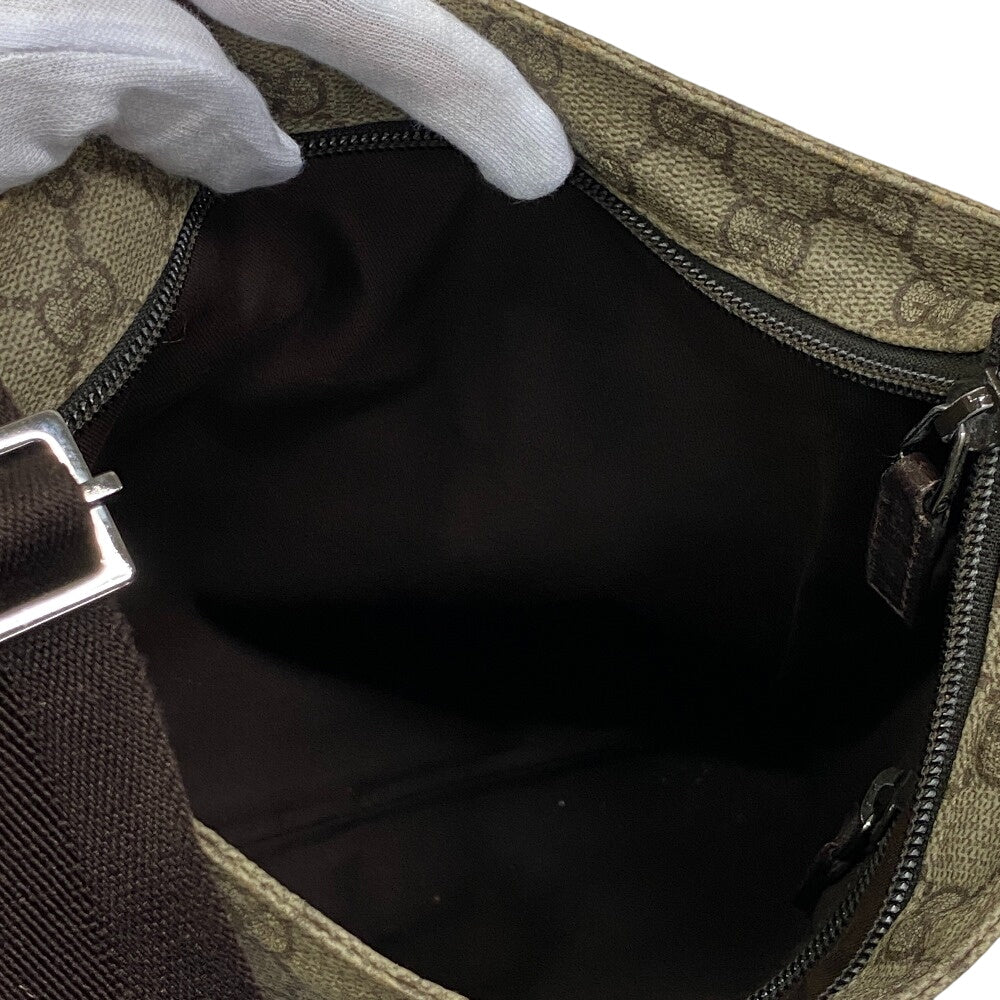 GUCCI Shoulder Bag 141626 canvas beige GG Supreme