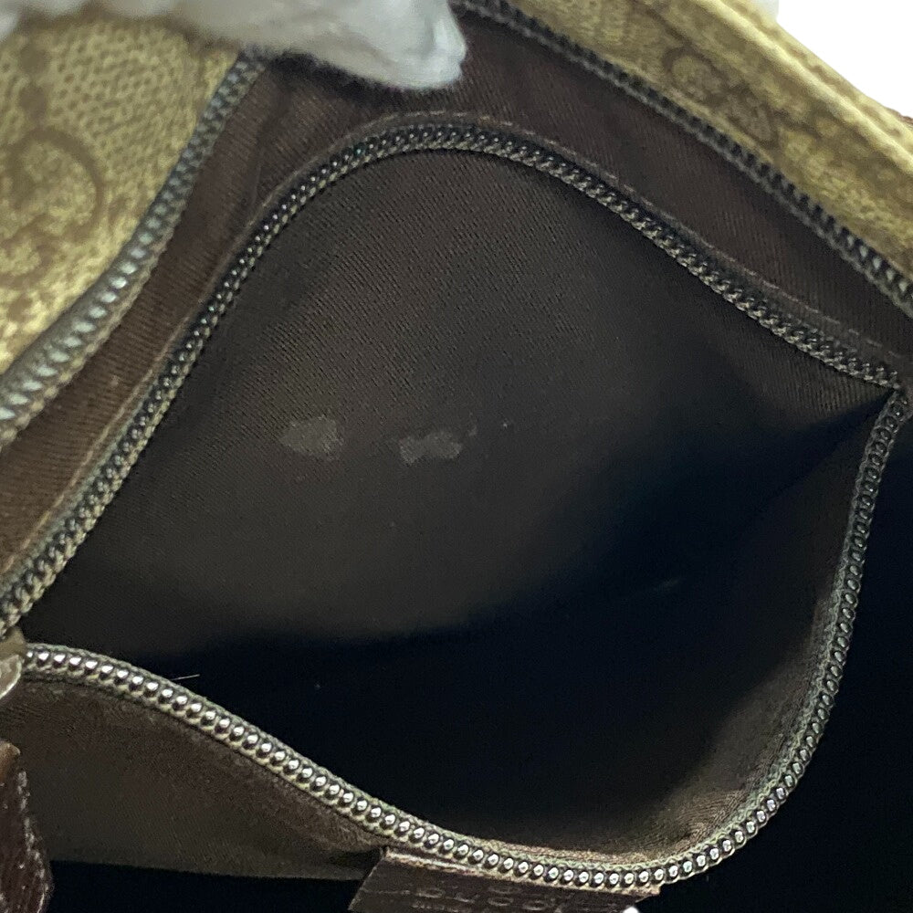 GUCCI Shoulder Bag 141626 canvas beige GG Supreme
