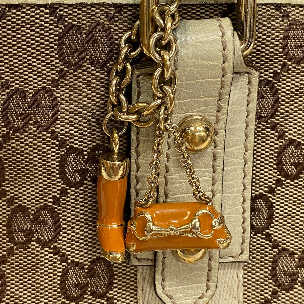 GUCCI Tote Bag 139261 GG canvas Brown Sherry