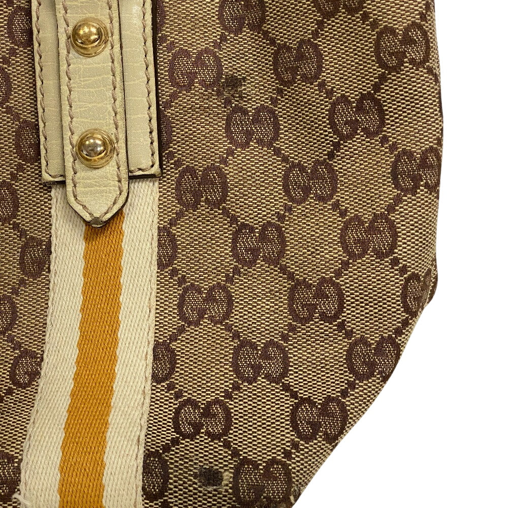 GUCCI Tote Bag 139261 GG canvas Brown Sherry