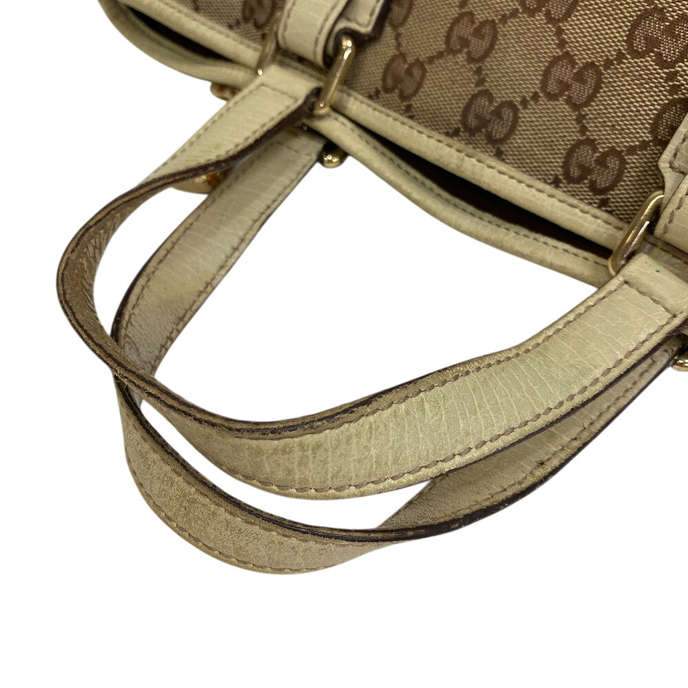GUCCI Tote Bag 139261 GG canvas Brown Sherry
