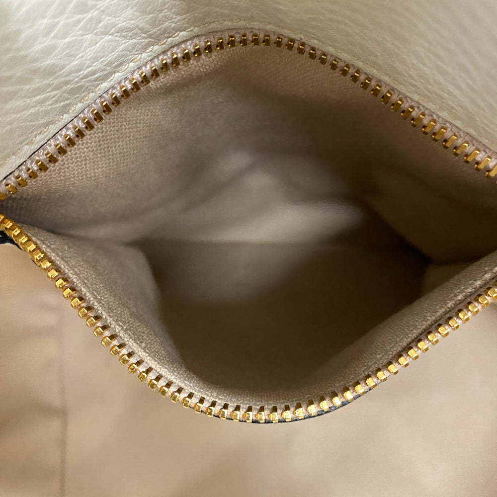 PRADA Tote Bag BR5092 Calfskin white Vitello Dyno