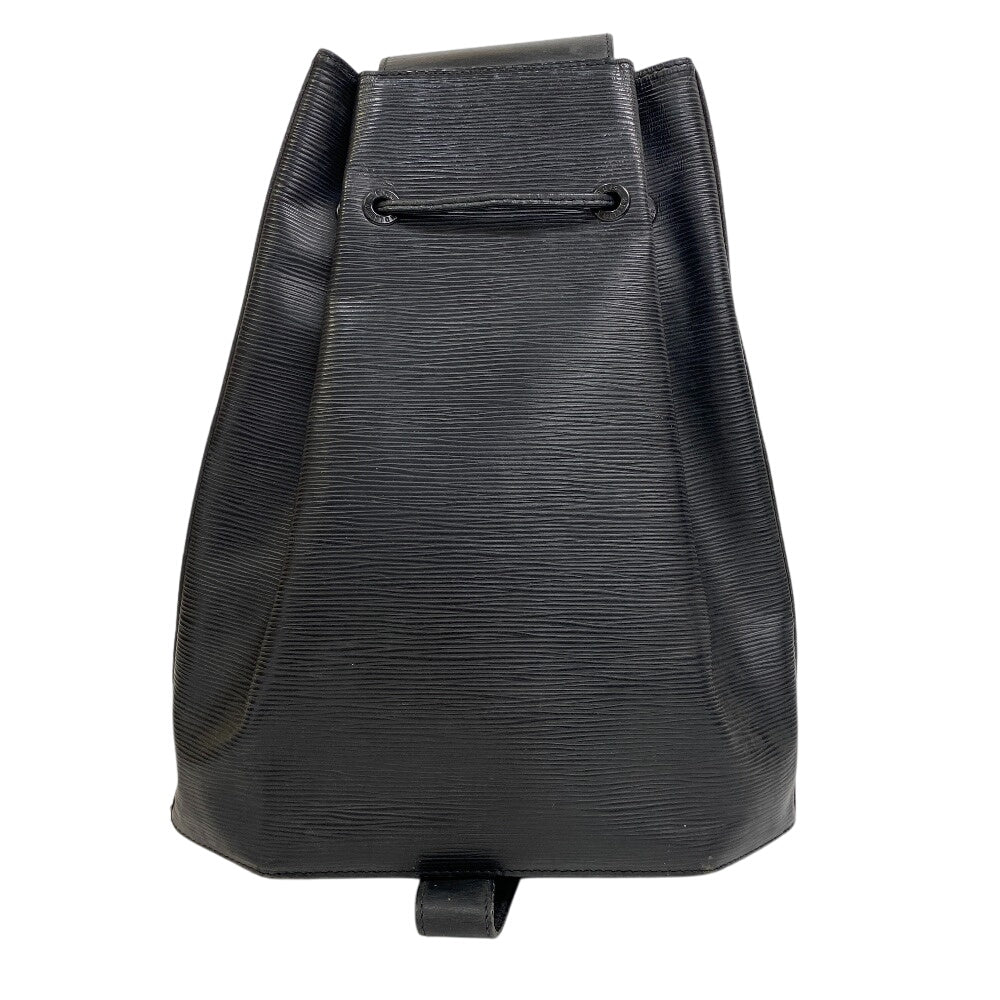 LOUIS VUITTON Shoulder Bag M80153 leather black Epi Sac A Dos
