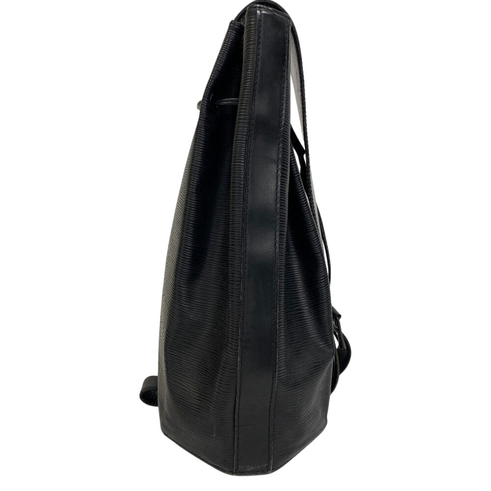 LOUIS VUITTON Shoulder Bag M80153 leather black Epi Sac A Dos