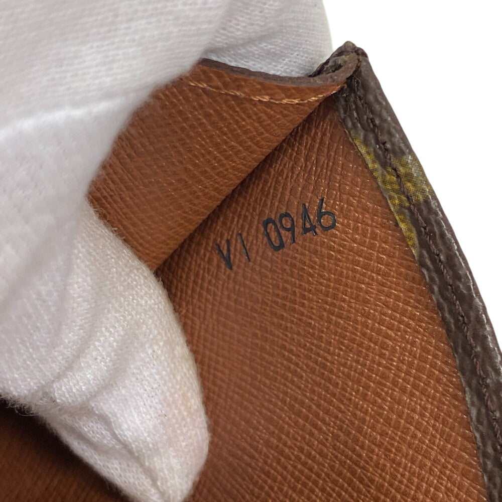 LOUIS VUITTON Pochette M51940 leather Brown Monogram Mule 23