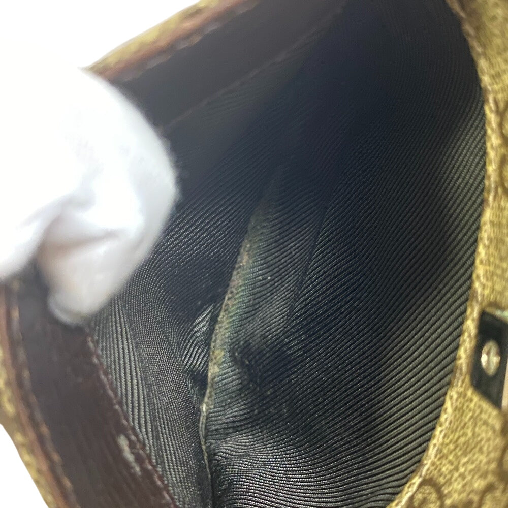 GUCCI Shoulder Bag 122754 PVC coated canvas beige GG Supreme