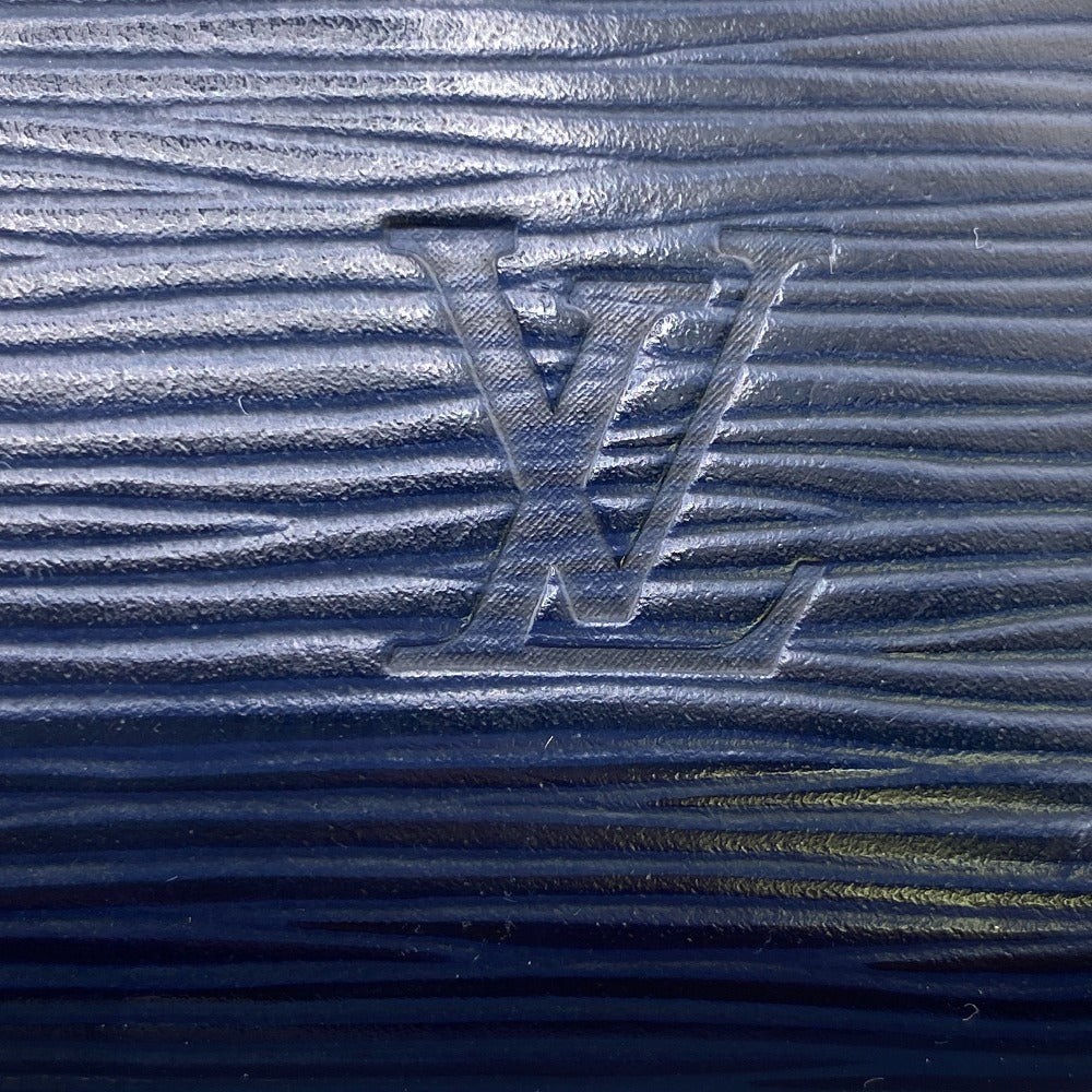 LOUIS VUITTON Long Wallet Purse M60307 leather Navy Epi Zippy wallet