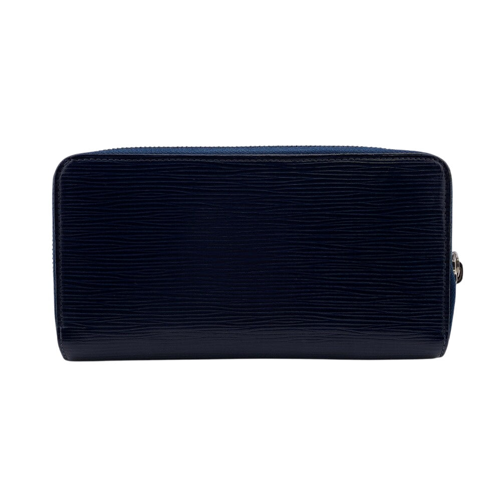 LOUIS VUITTON Long Wallet Purse M60307 leather Navy Epi Zippy wallet
