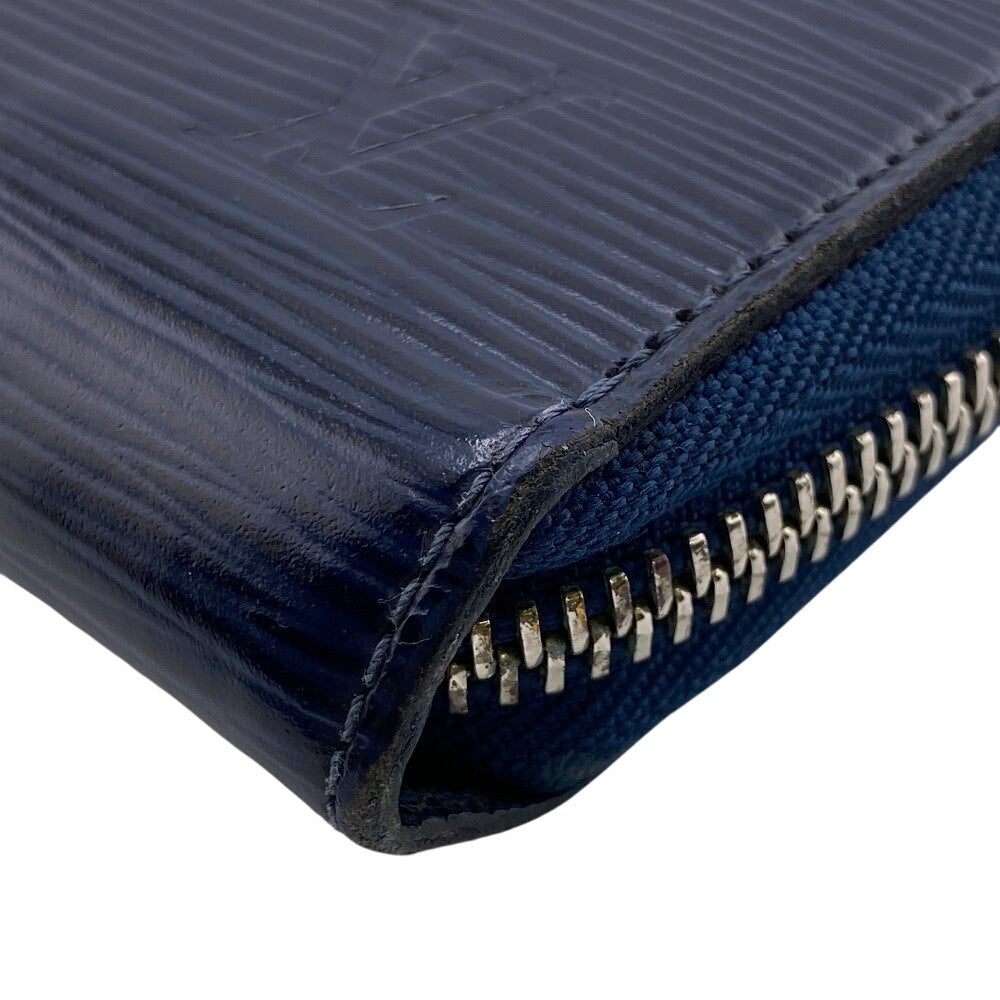 LOUIS VUITTON Long Wallet Purse M60307 leather Navy Epi Zippy wallet